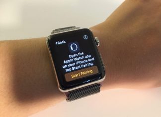 Где находится значок i на Apple Watch? Главная