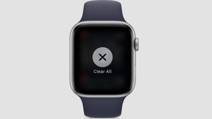 Как очистить все уведомления на Apple Watch