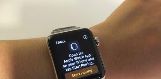 Где находится значок i на Apple Watch? Главная